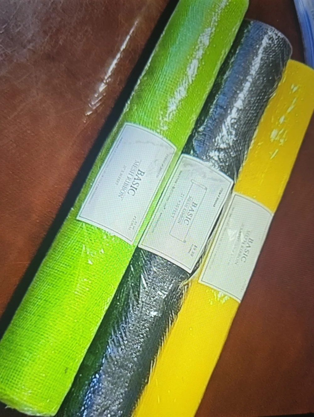 3 Rolls Mesh Ribbon
